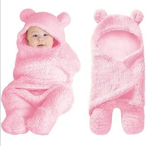 Baby bear swaddle blanket